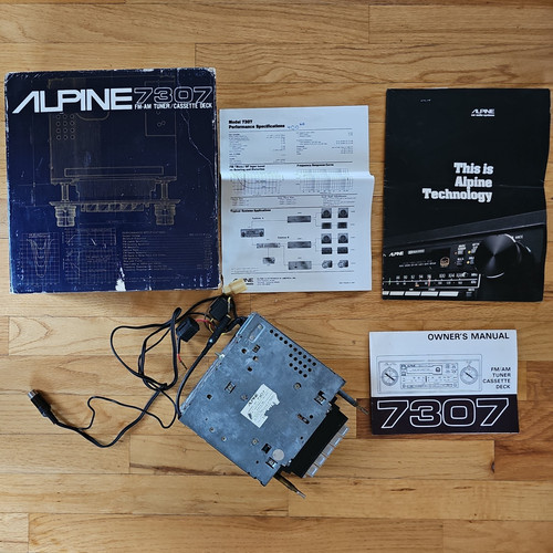Alpine cassette deck modello - cassette,