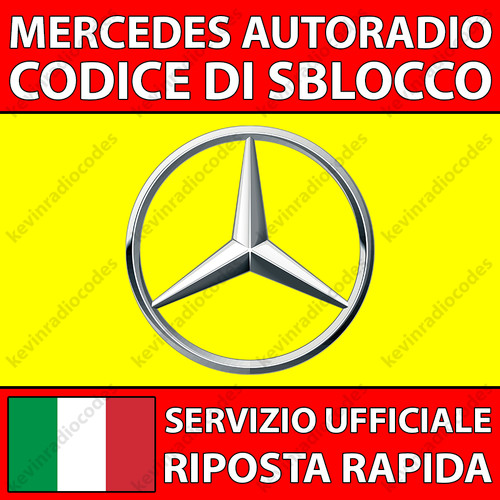 Mercedes radio codice - radio, di